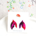 Pink & Purple Blossom Studs