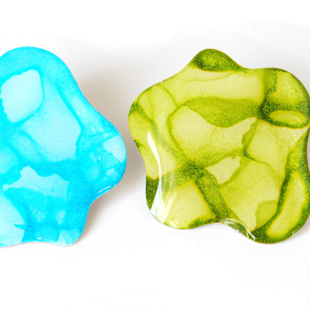 Playfully Breezy Painted Daisy Studs