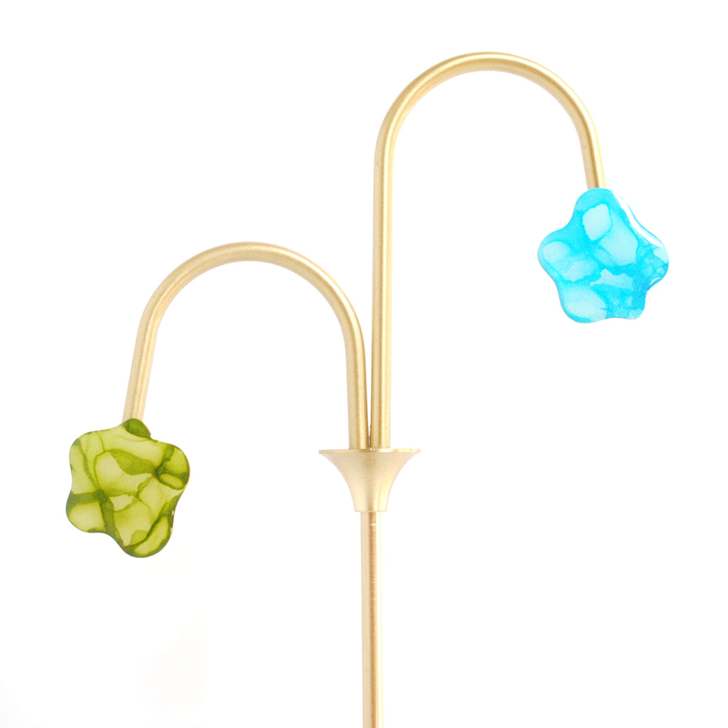 Playfully Breezy Painted Daisy Studs