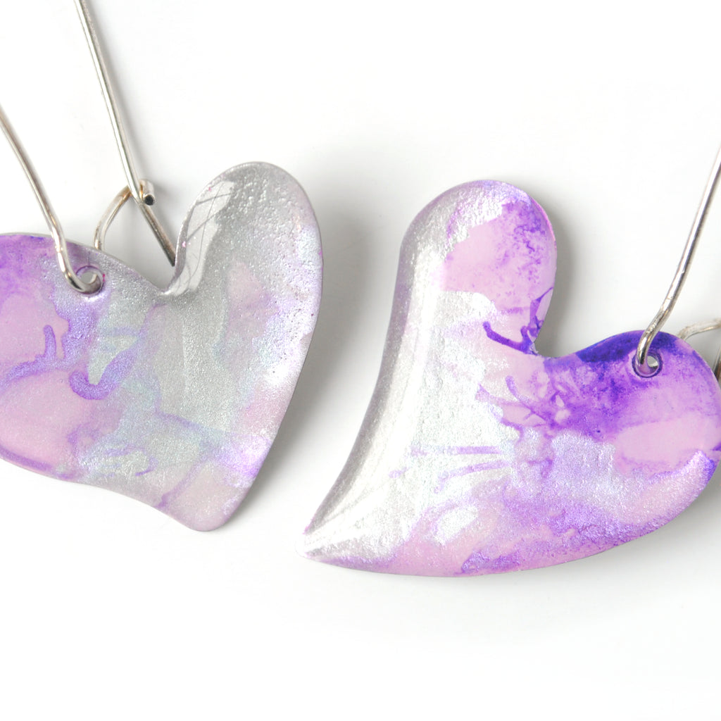 Dreamy Twilight Bleeding Heart Earrings