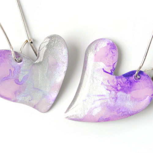 Dreamy Twilight Bleeding Heart Earrings