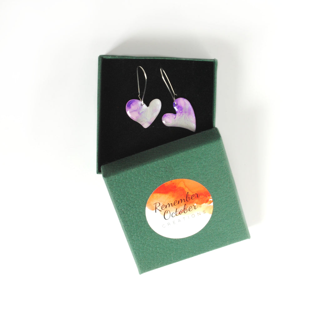 Dreamy Twilight Bleeding Heart Earrings