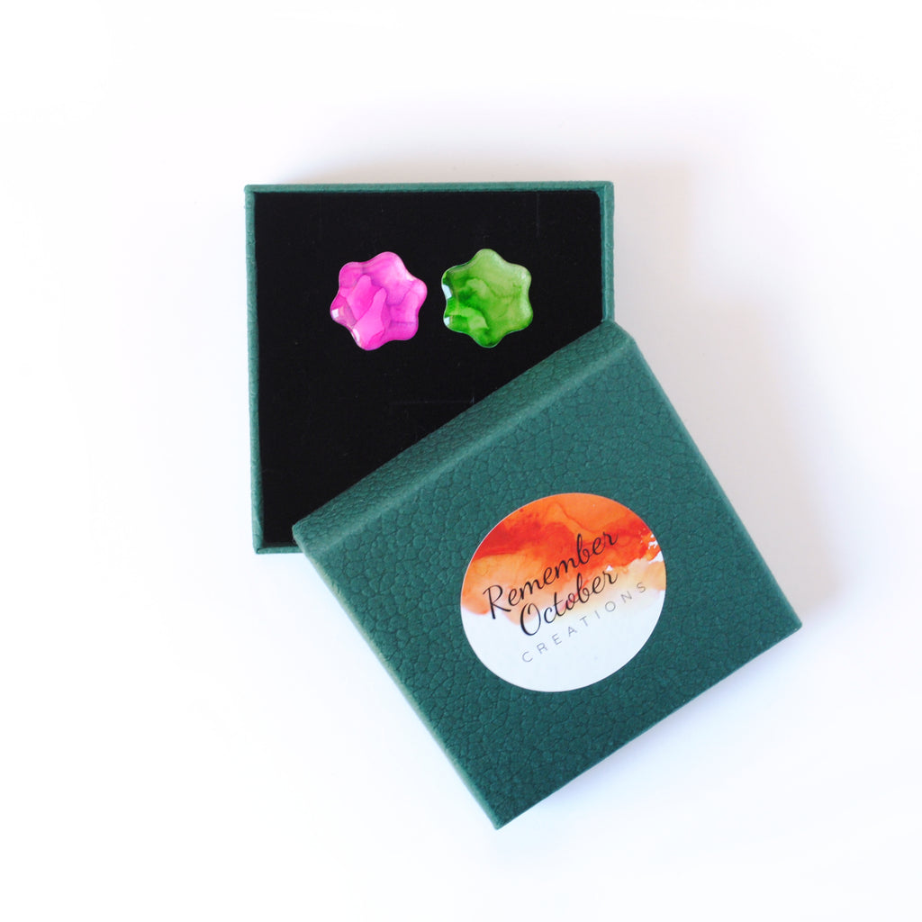 Enchanted Forget-Me-Not Studs