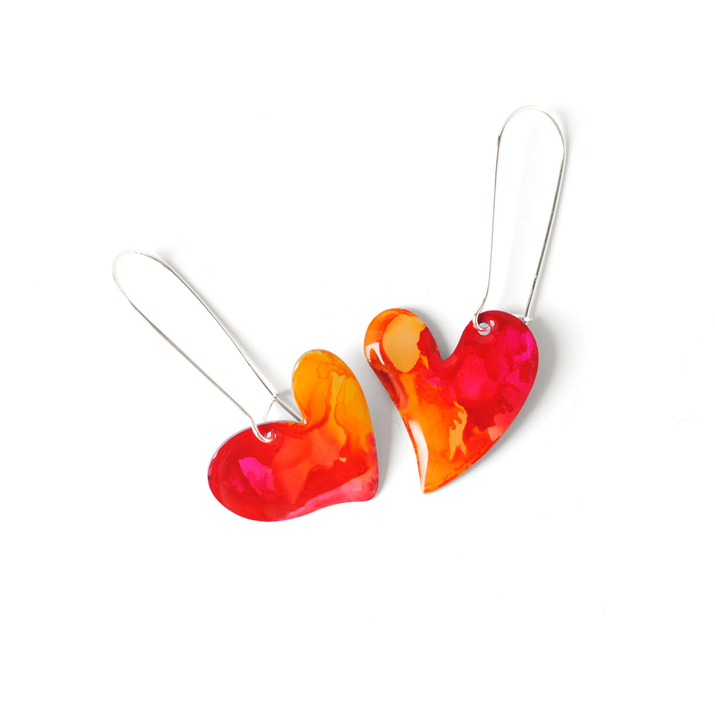 Fun-Loving Bleeding Heart Earrings