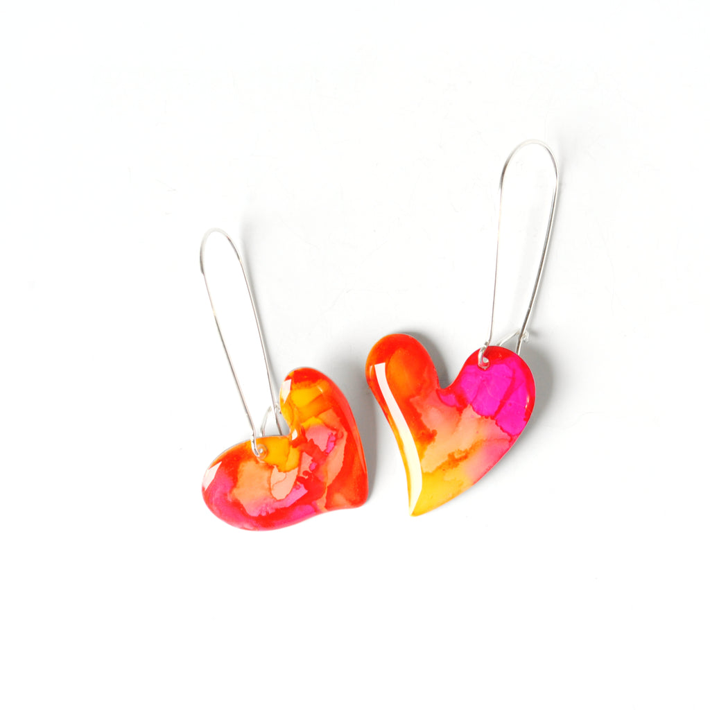 Fun-Loving Bleeding Heart Earrings