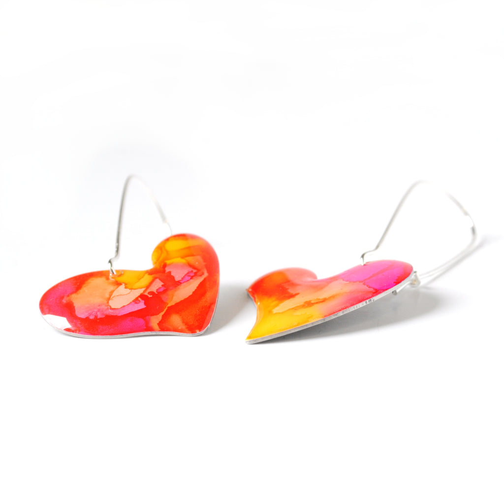 Fun-Loving Bleeding Heart Earrings