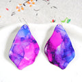 Colourful Galaxy Willow Earrings