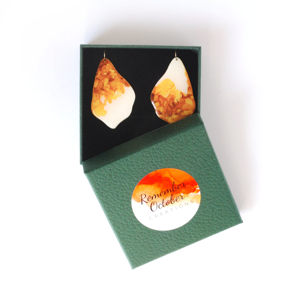 Golden Honey Willow Earrings