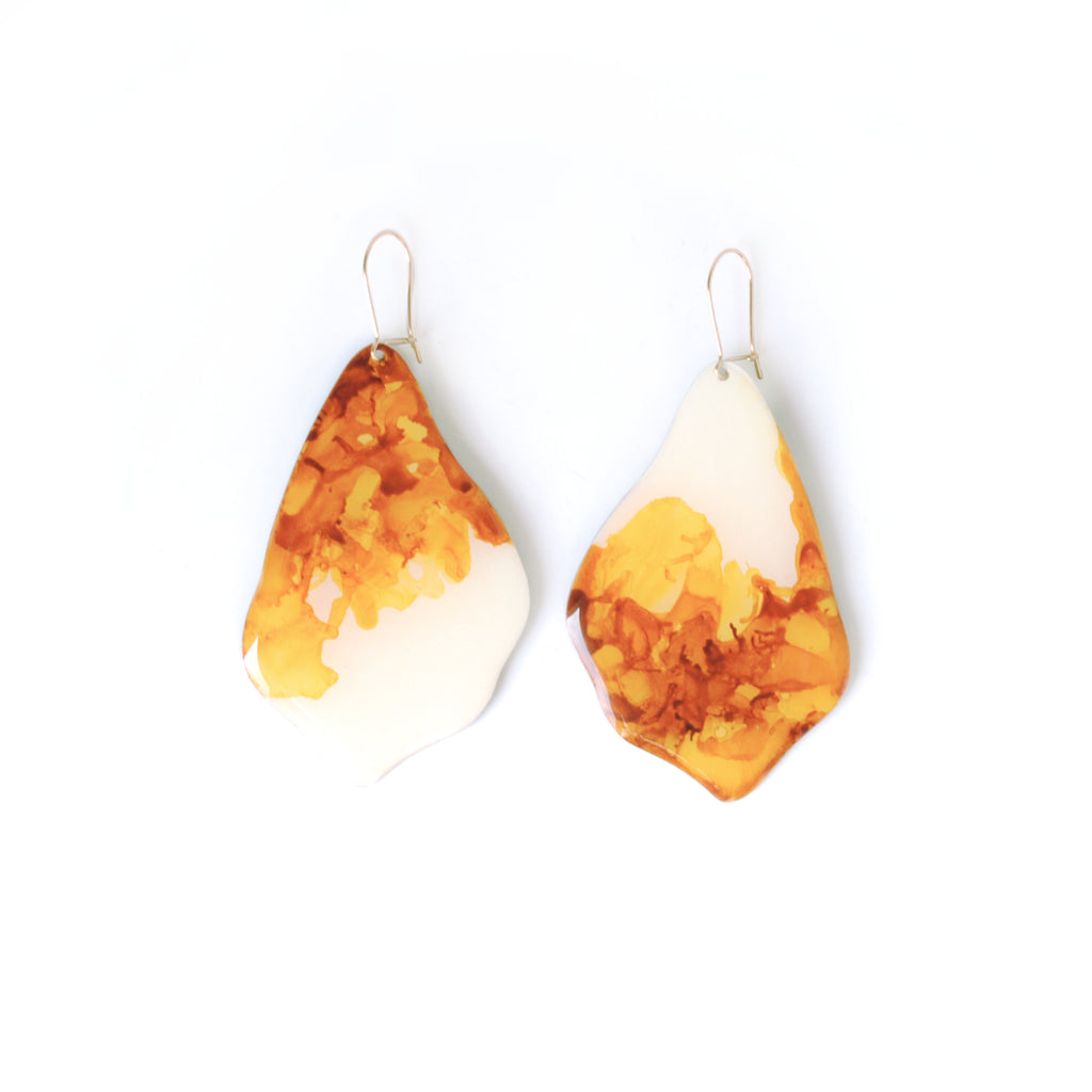 Golden Honey Willow Earrings