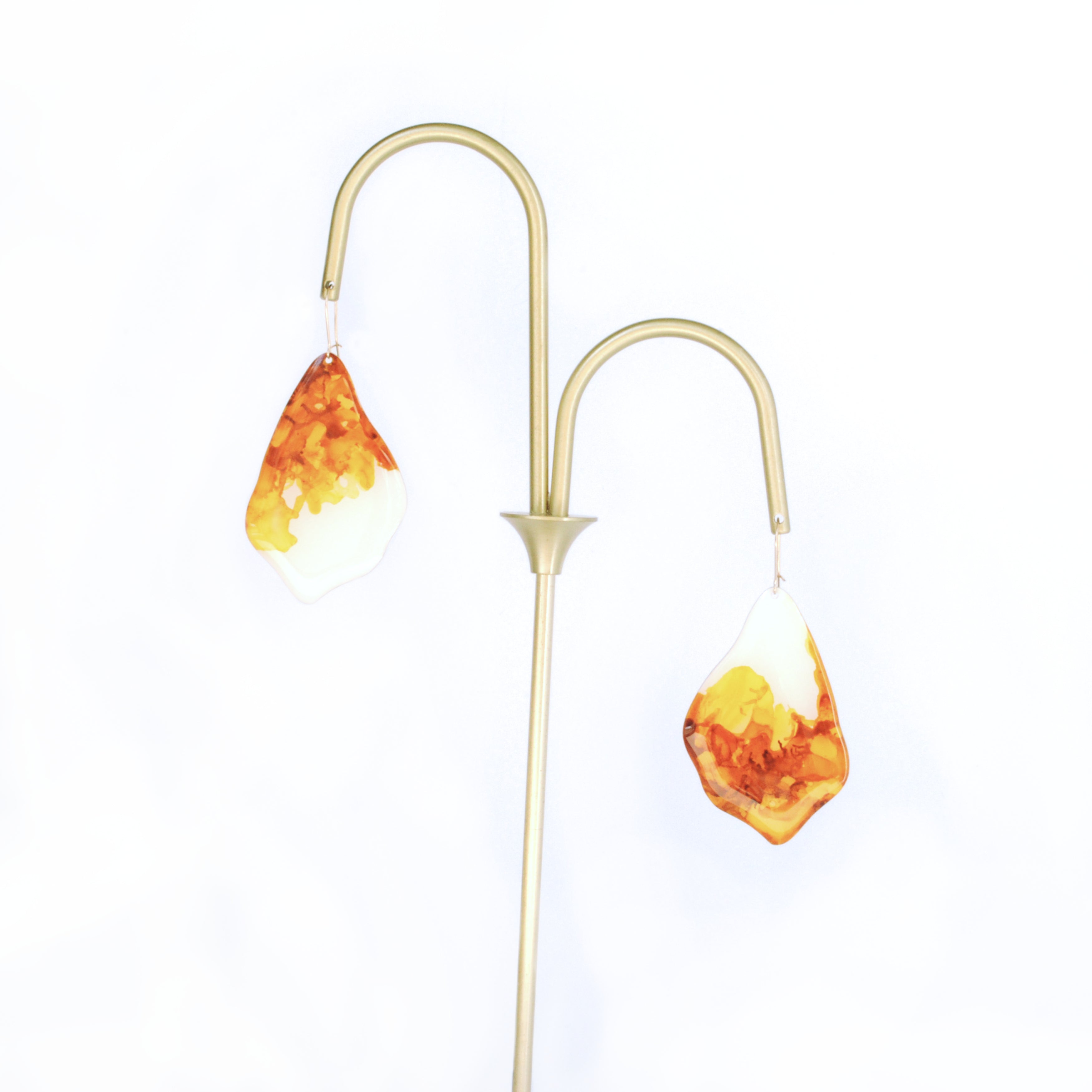 Golden Honey Willow Earrings