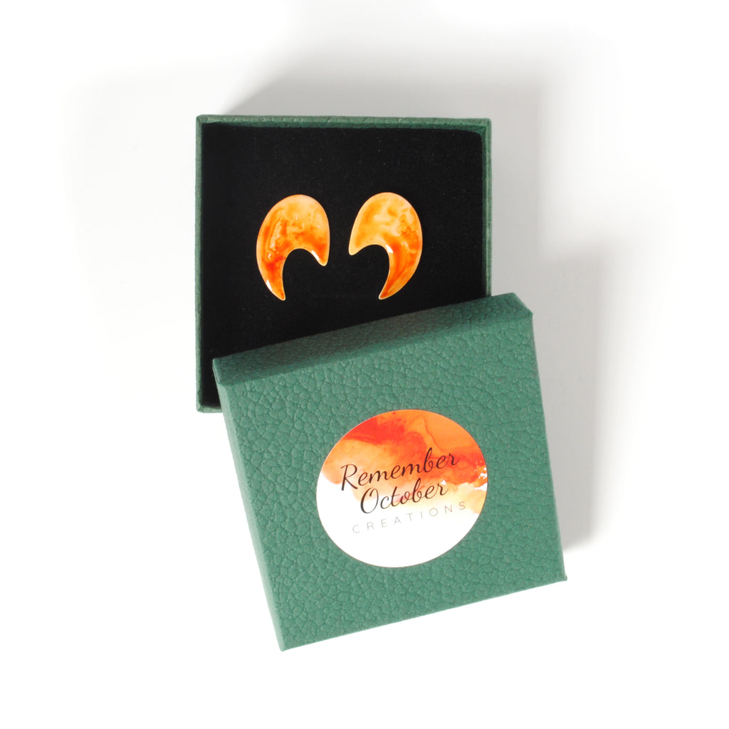 Golden Honey Thistle Studs