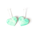 Minted Love Rosy Heart Earrings