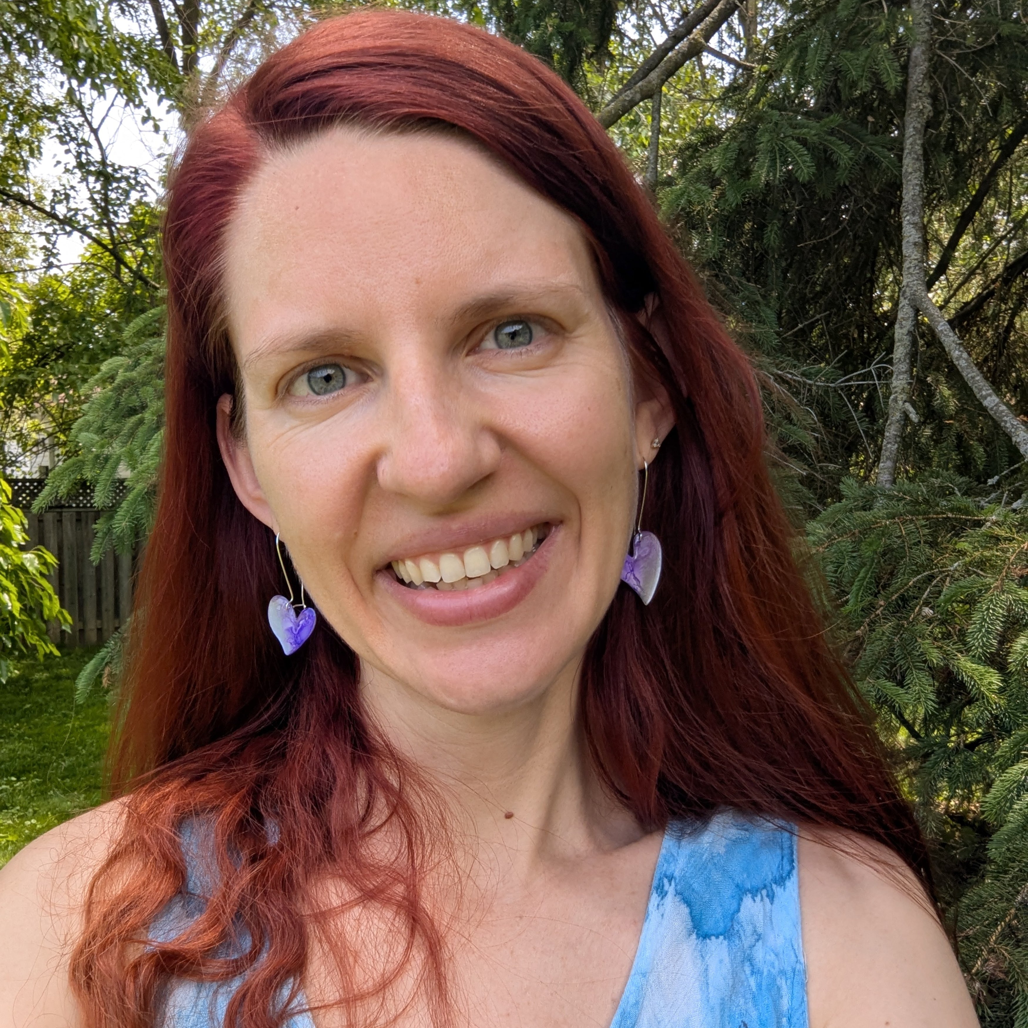 Dreamy Twilight Bleeding Heart Earrings