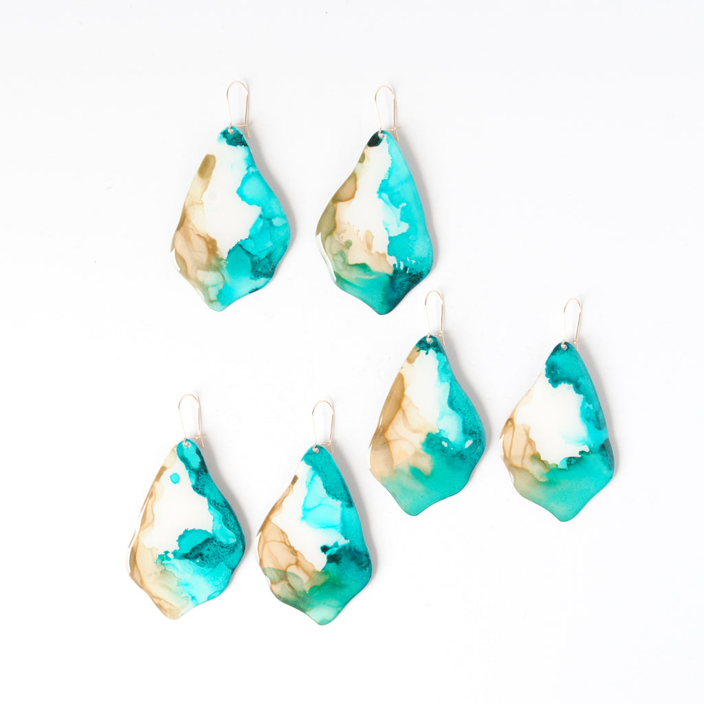 Seaside Calm Willow Earrings