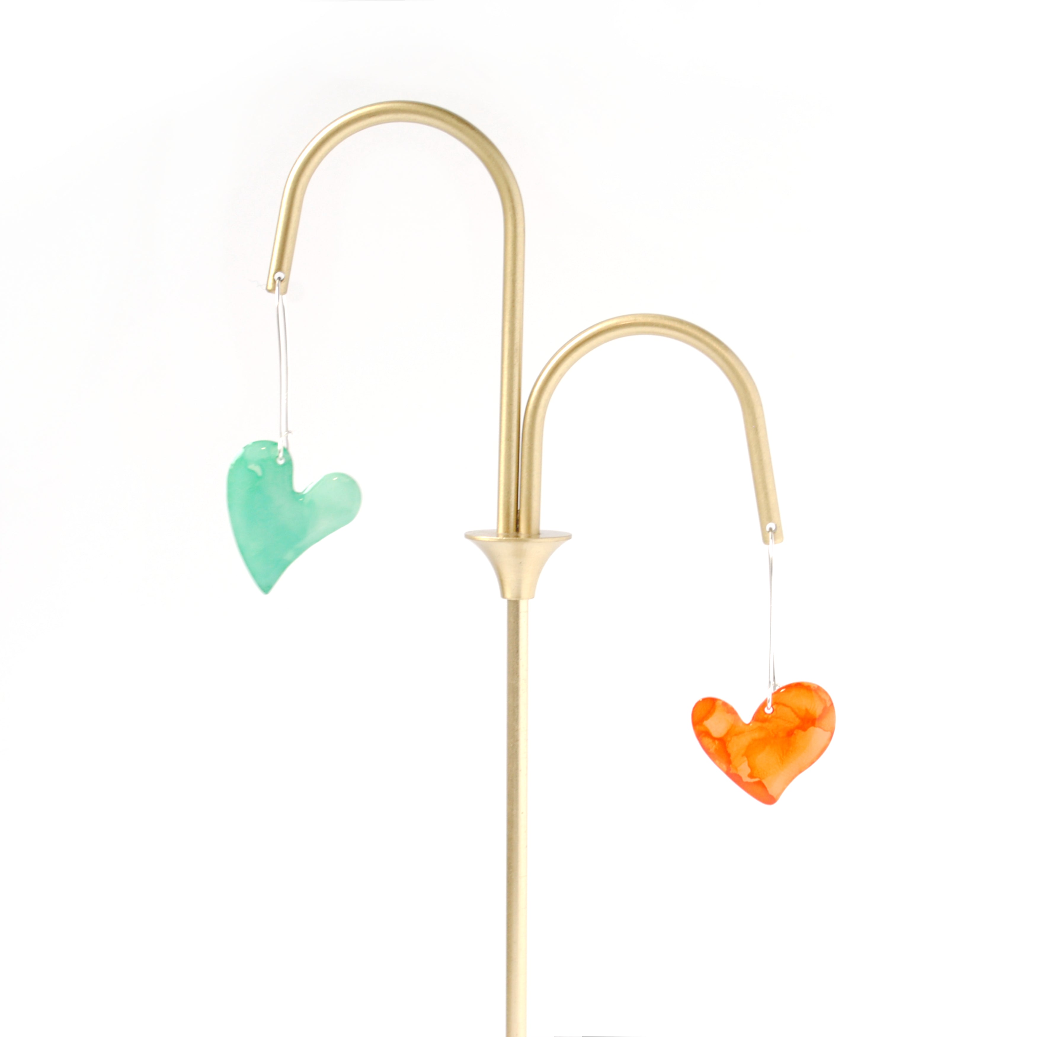 Dancing Showgirl Bleeding Heart Earrings
