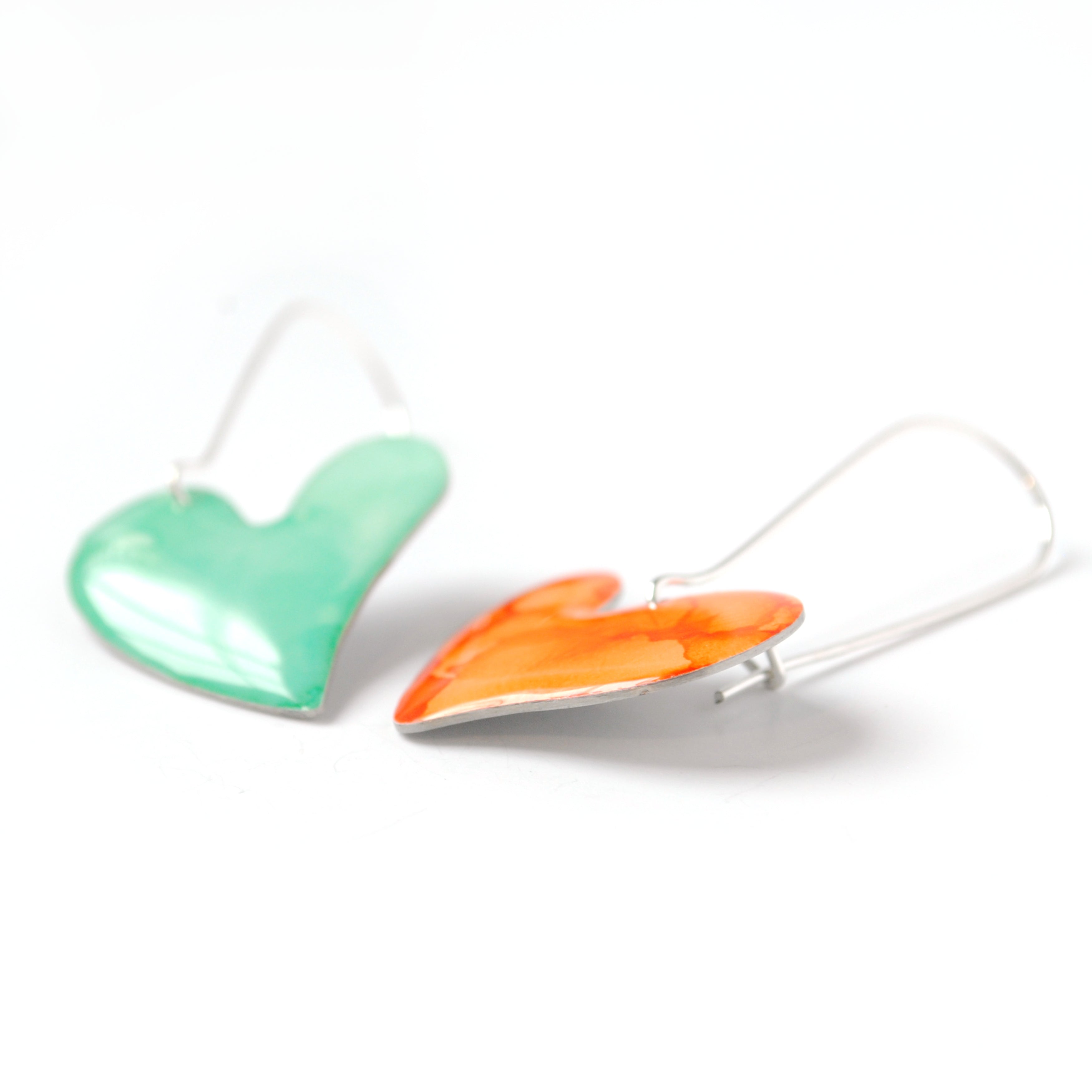 Dancing Showgirl Bleeding Heart Earrings