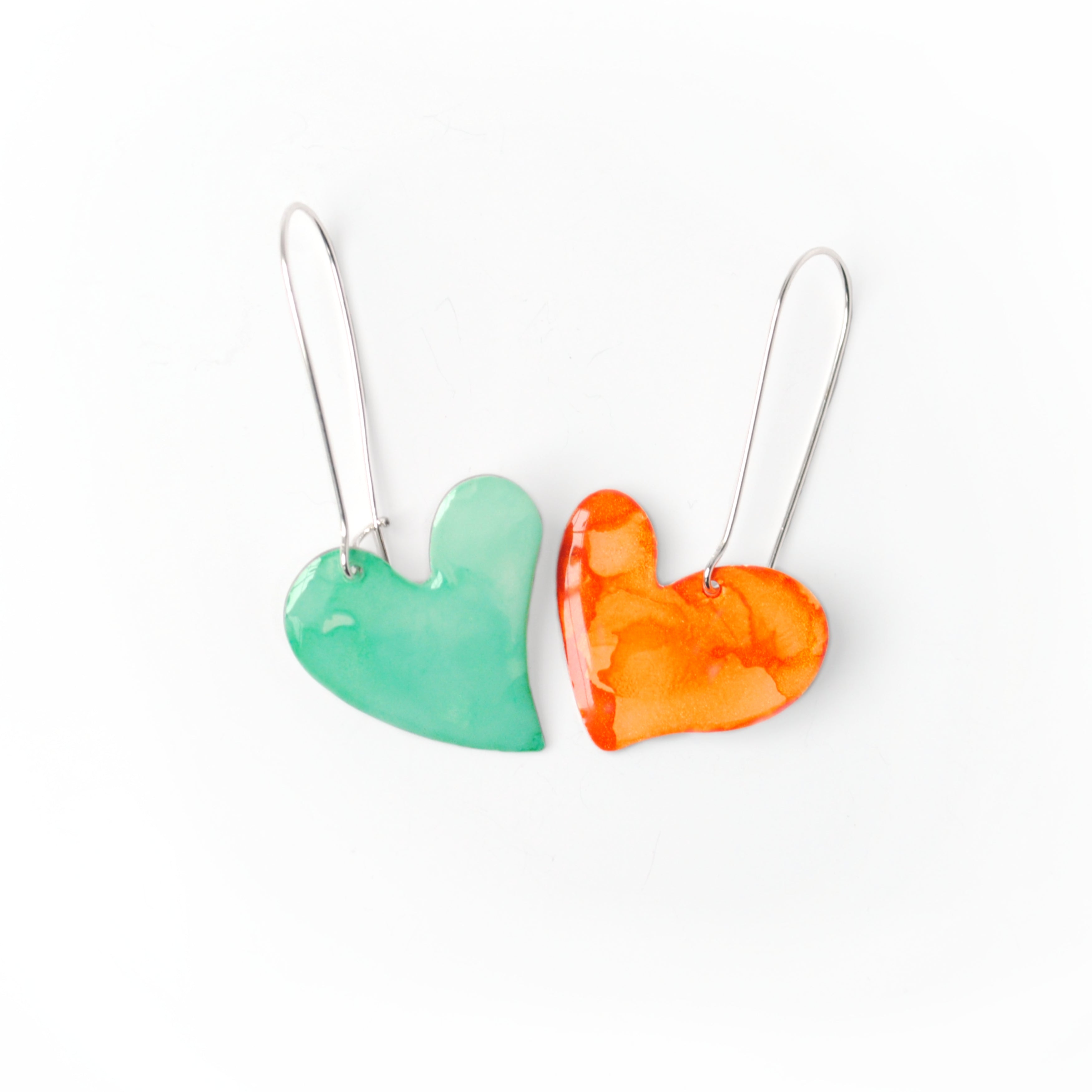 Dancing Showgirl Bleeding Heart Earrings