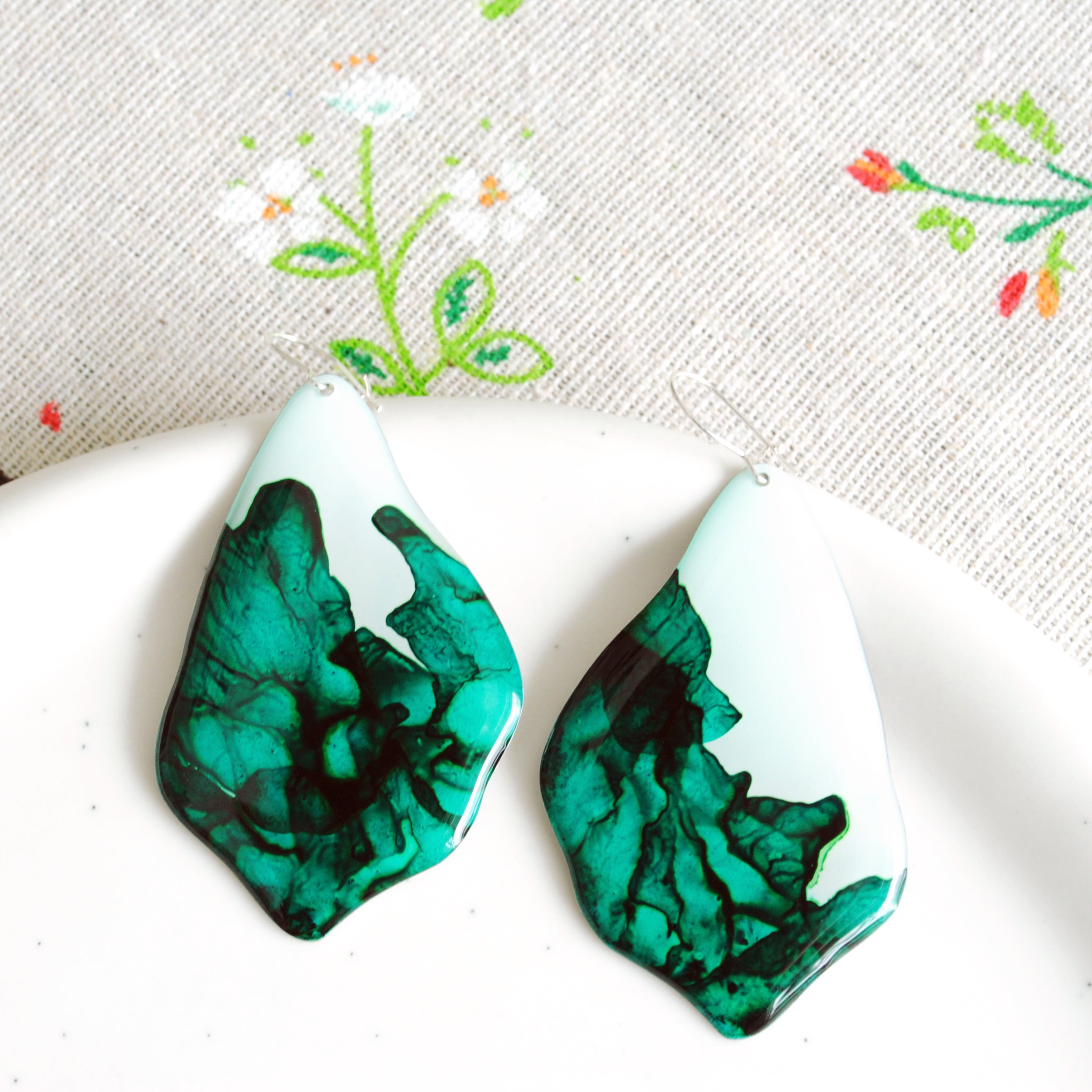 Flowing Stream Willow Earrings