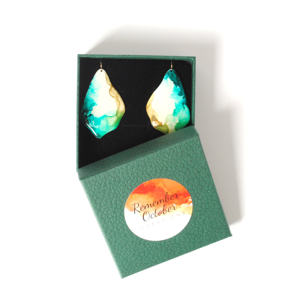 Seaside Calm Willow Earrings