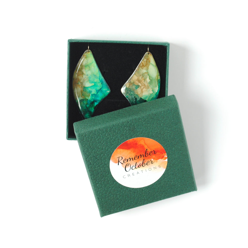 Tidal Glow Baobab Earrings