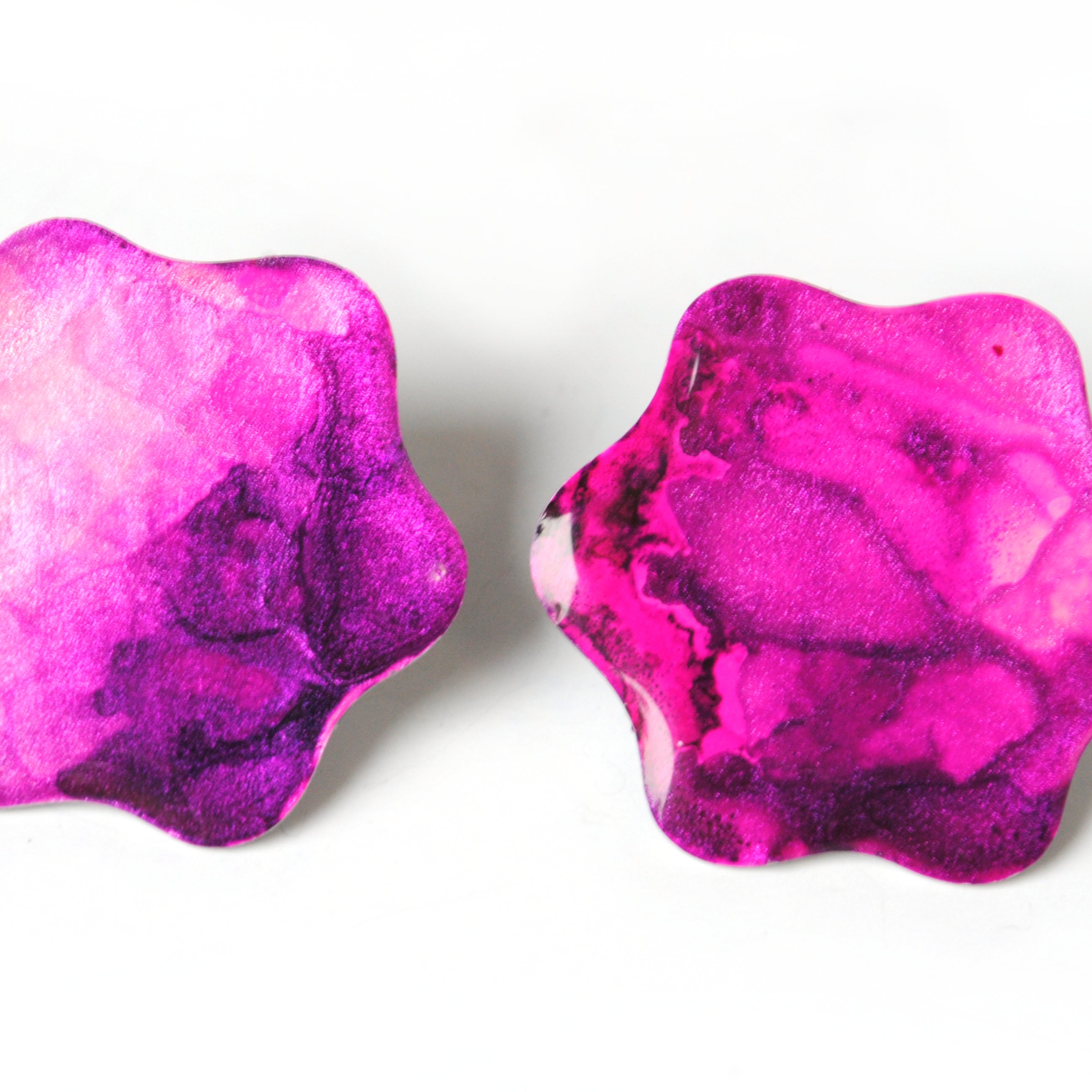 Velvet Shimmer Forget-Me-Not Studs