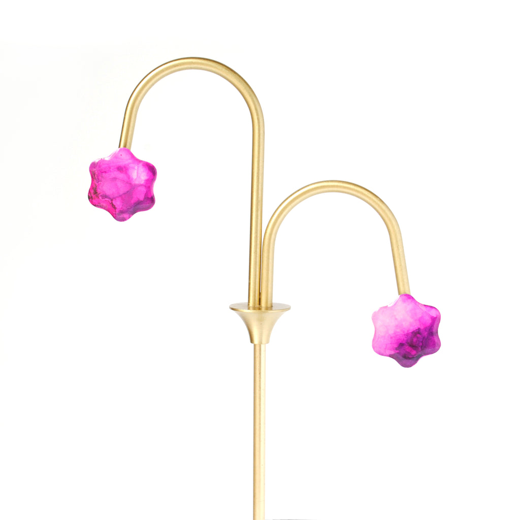 Velvet Shimmer Forget-Me-Not Studs