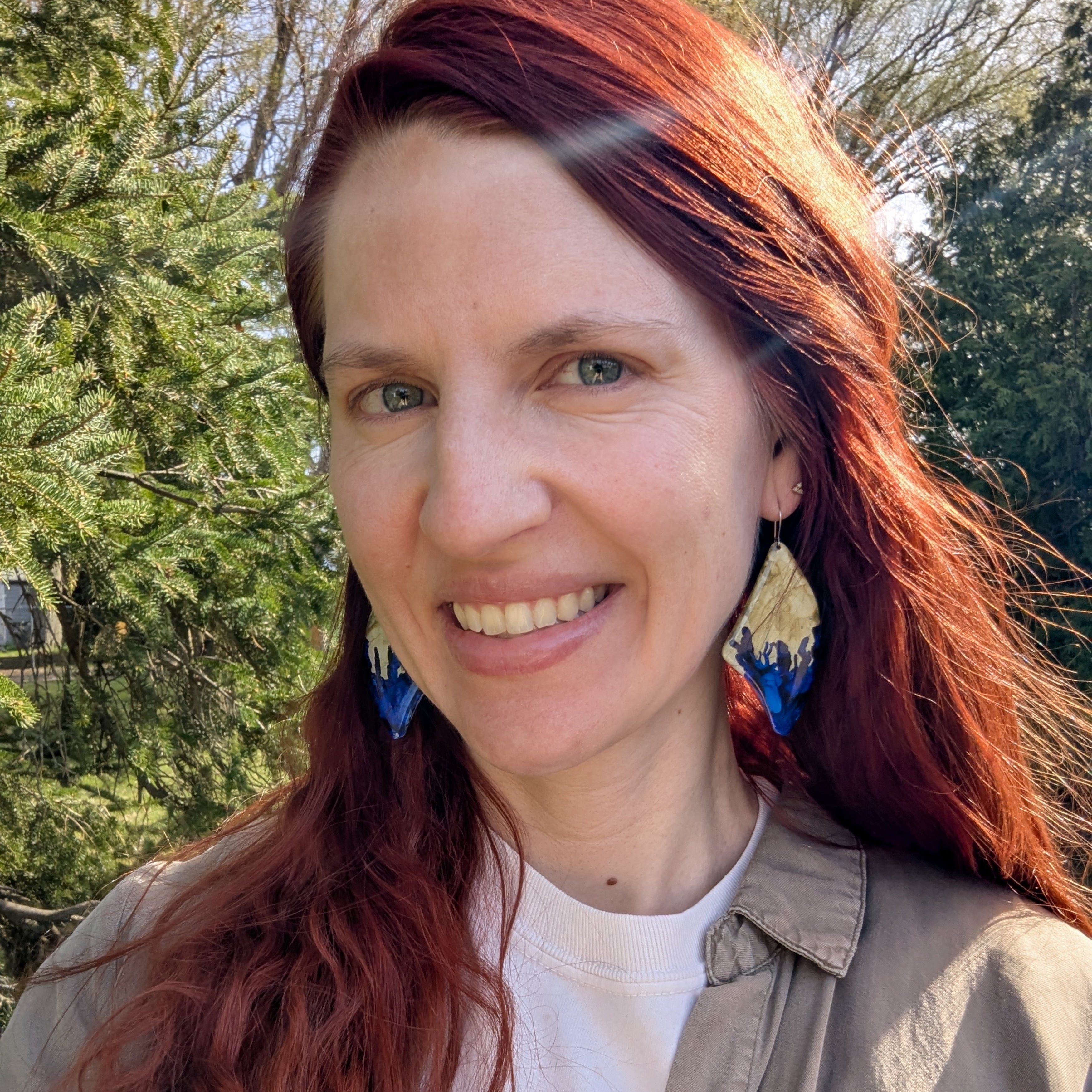 Flowing Carefree Baobab Earrings